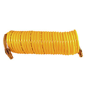 Nylon Re-Koil Air Hose 1/4 In NPT - 1/4 In x 12 Ft