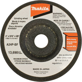 Grinding Wheel - 4 In x 3/16 In x 5/8 In