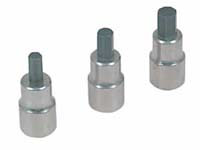 Brake Caliper Bit Set - 3/8 In Drive - 3 Sizes