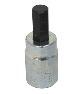 3/8 In Drive Hex Bit Socket - 5/16 In