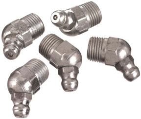 Short 1/4 In-28 Taper Thread Pack - 45? Angle Fittings