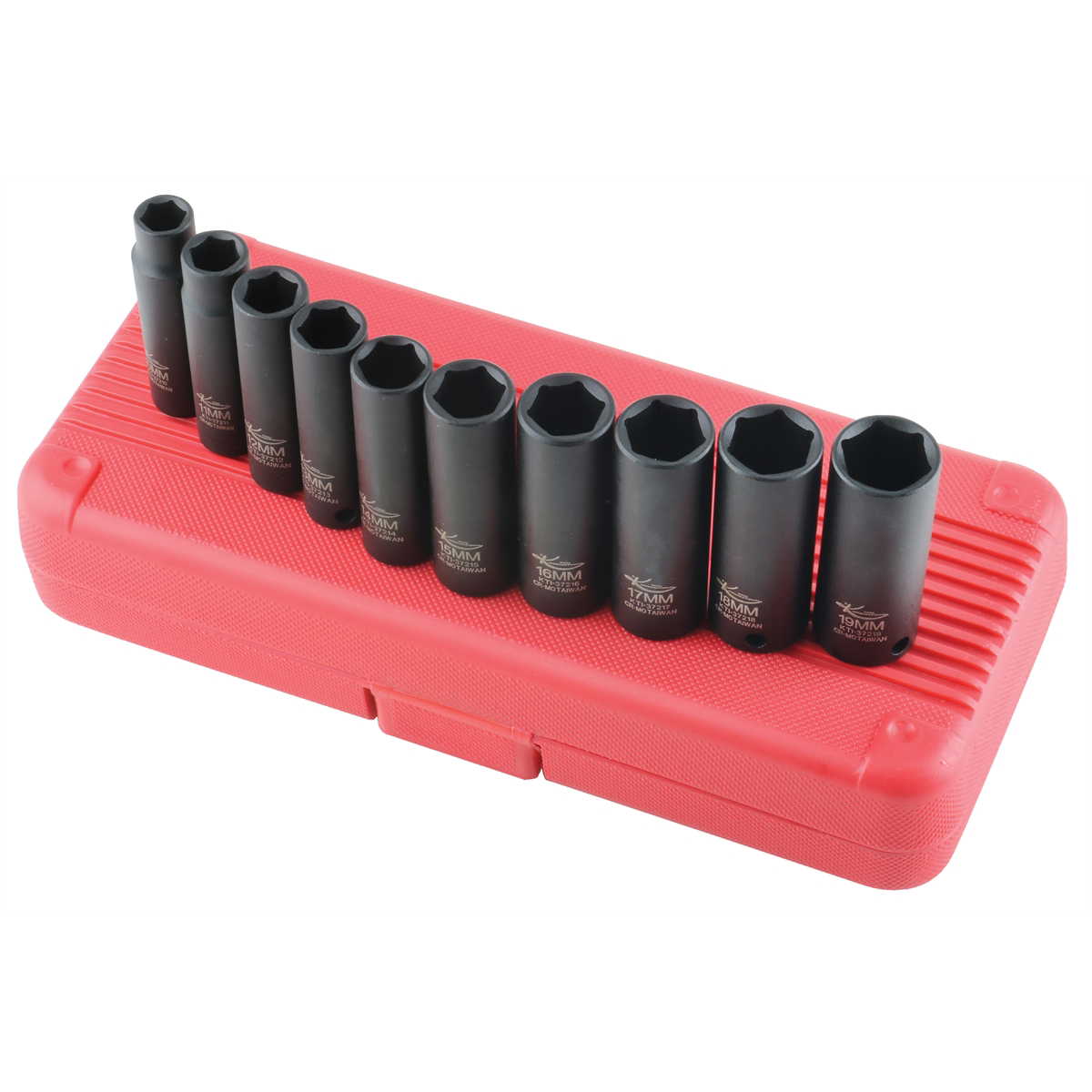 Deep Impact Socket Set - 3/8 In Dr 6 Pt - 10 Piece