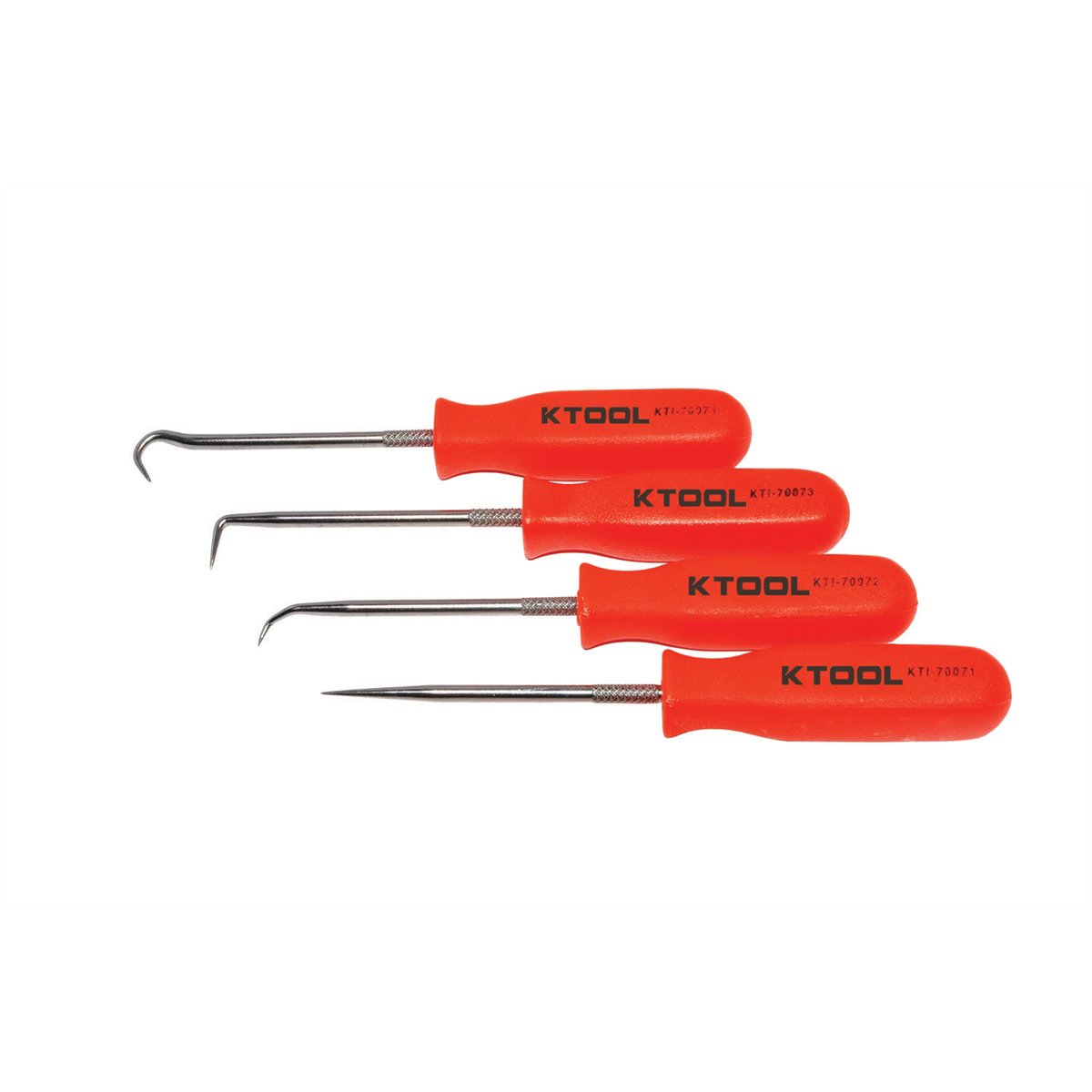 Neon Orange Pick Set - 4 Piece