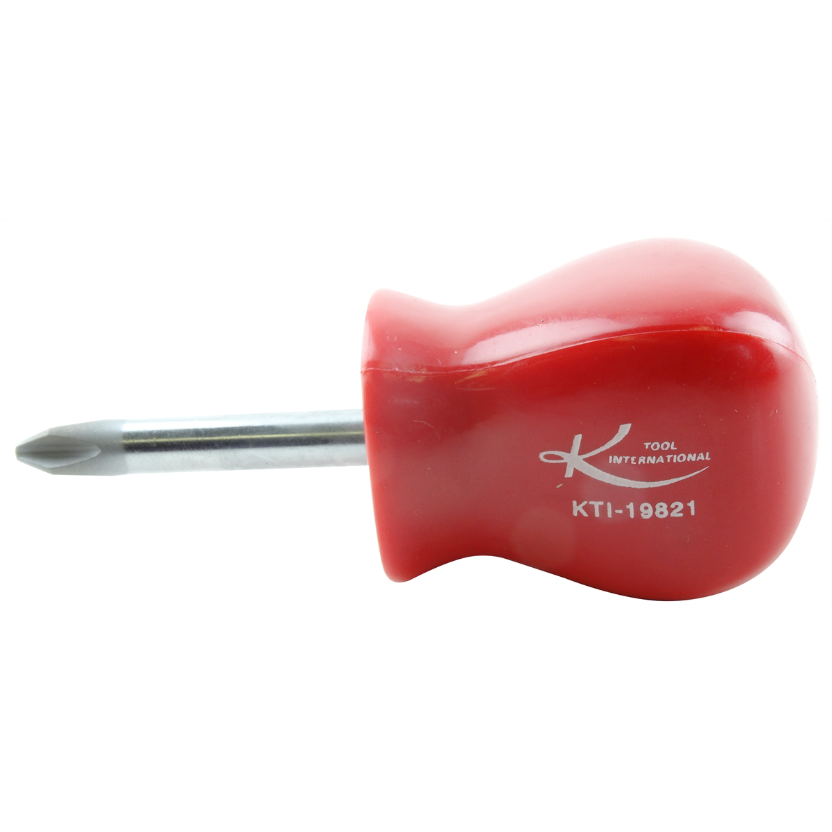 Phillips Stubby Screwdriver #2 - 1-1/2 In - Red