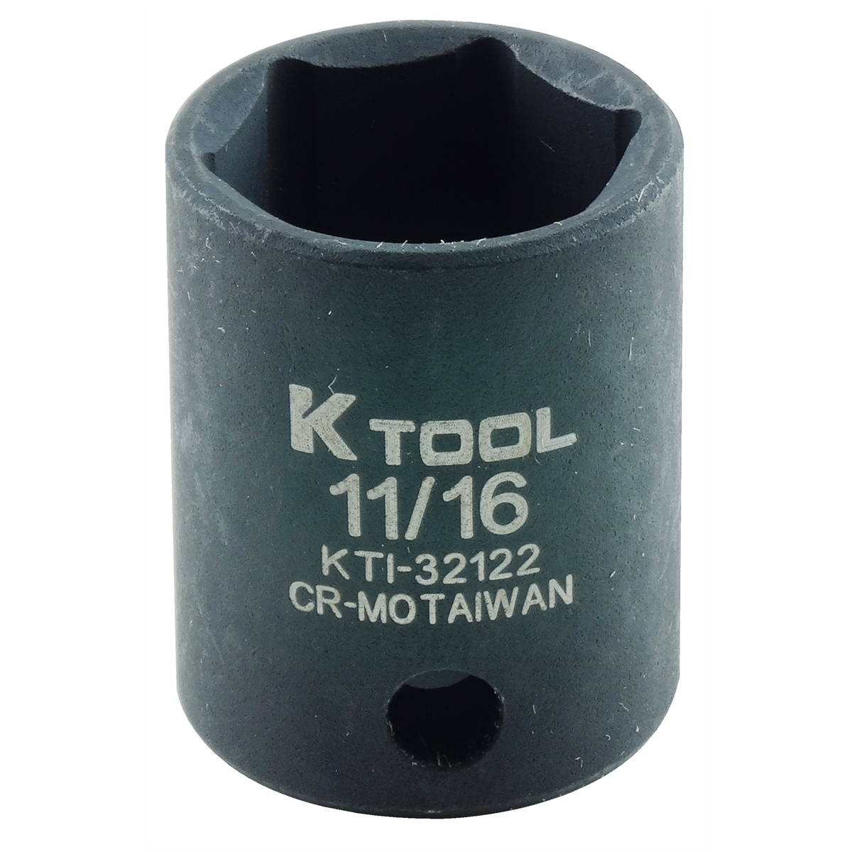 Standard Impact Socket - 3/8 In Dr 6 Pt - 11/16 In