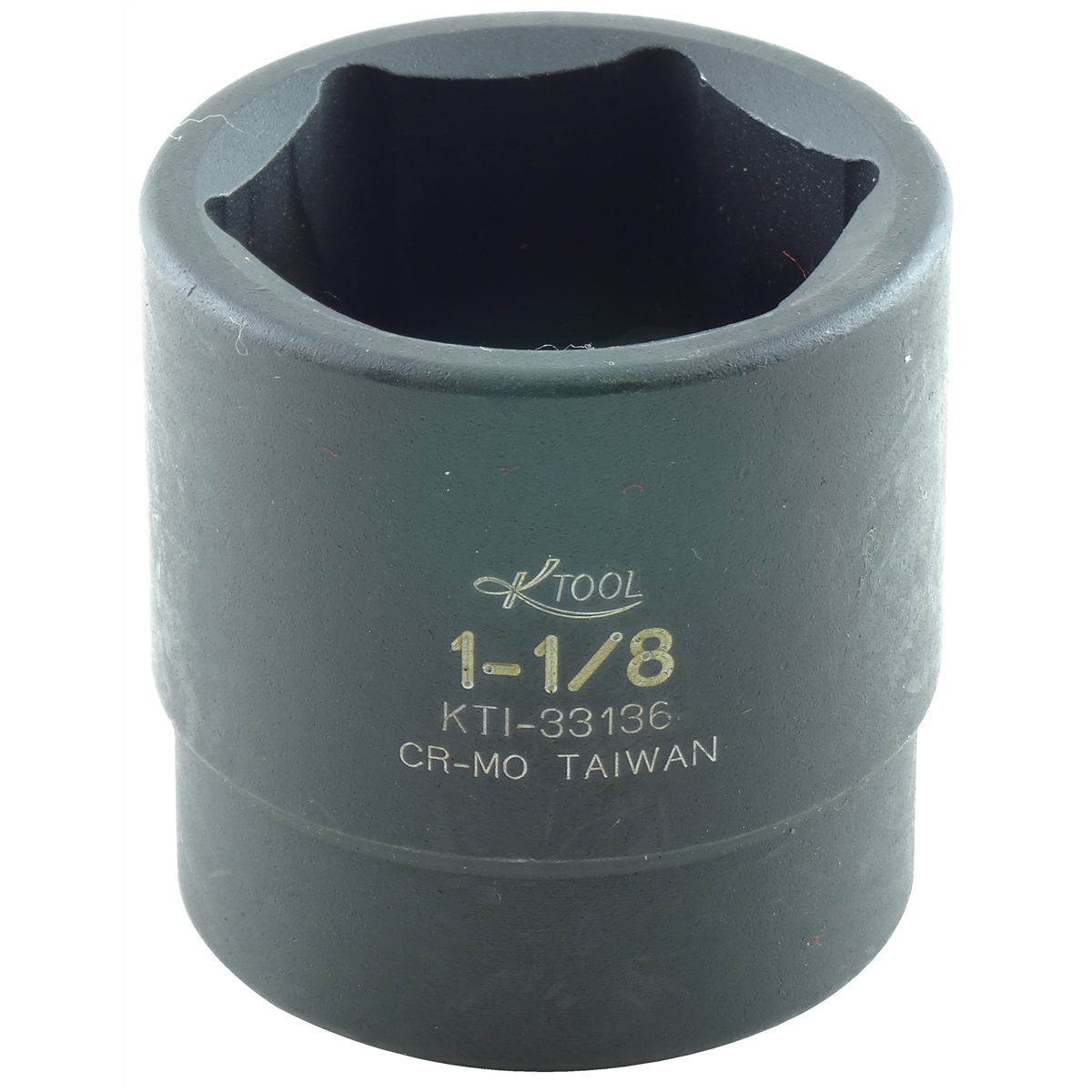 Standard Impact Socket - 1/2 In Dr 6 Pt - 1-1/8 In