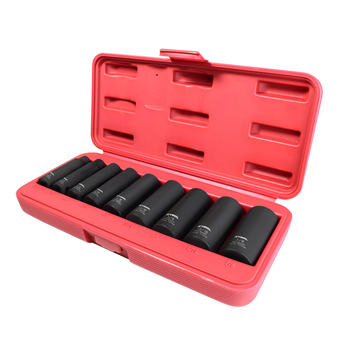 Deep Impact Socket Set SAE - 1/2 In Dr - 13 Piece