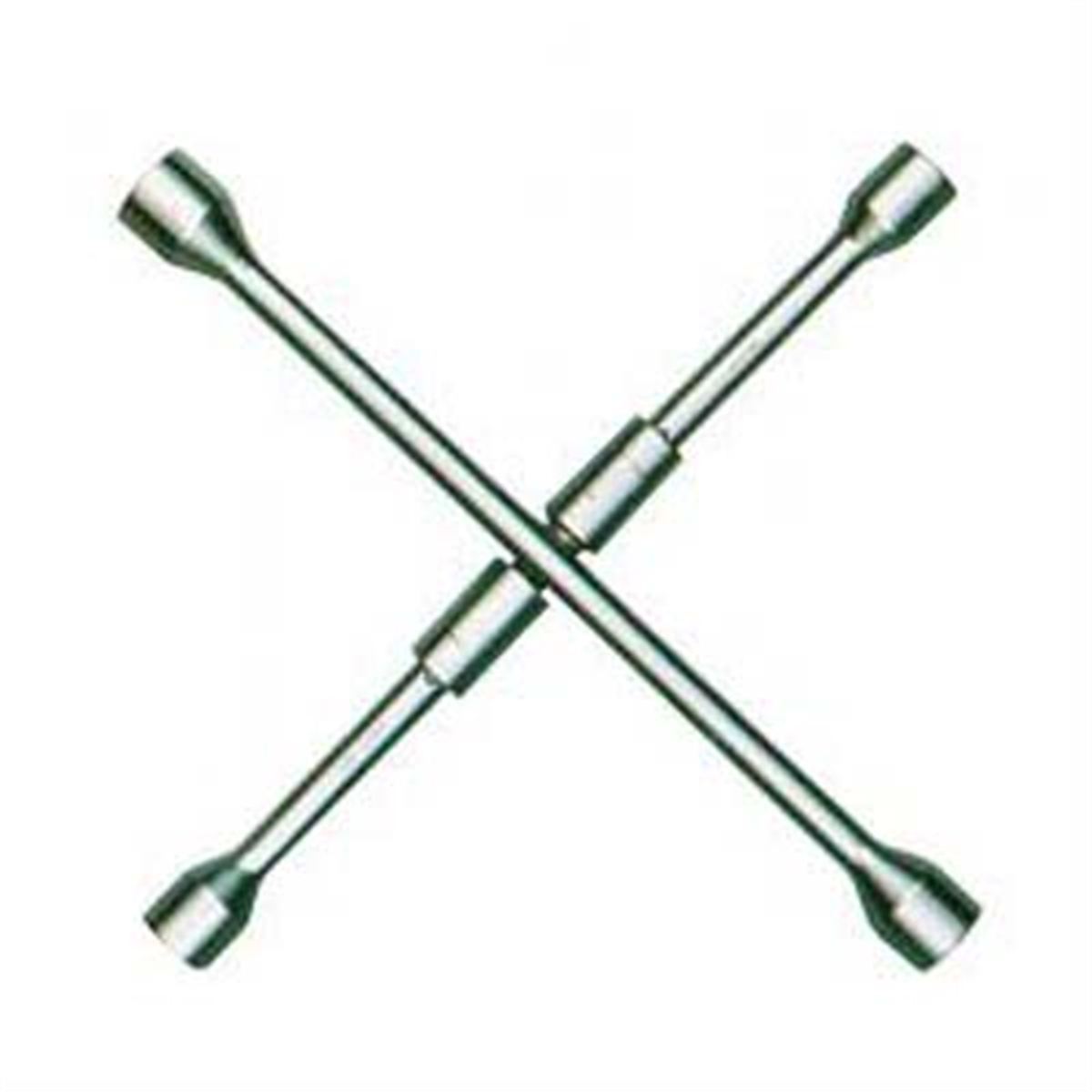 NutBuster Folding Four-Way Passenger Car Lug Wrench KEN35633 - 1