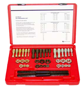 Master SAE & Metric Rethreader Kit - 40 Piece