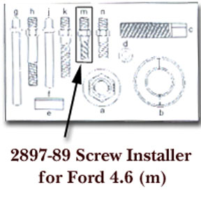 Replacement Screw Installer for Ford 4.6 for KD 2897