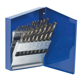 Turbomax Metal Index Drill Bit Set - 21-Pc