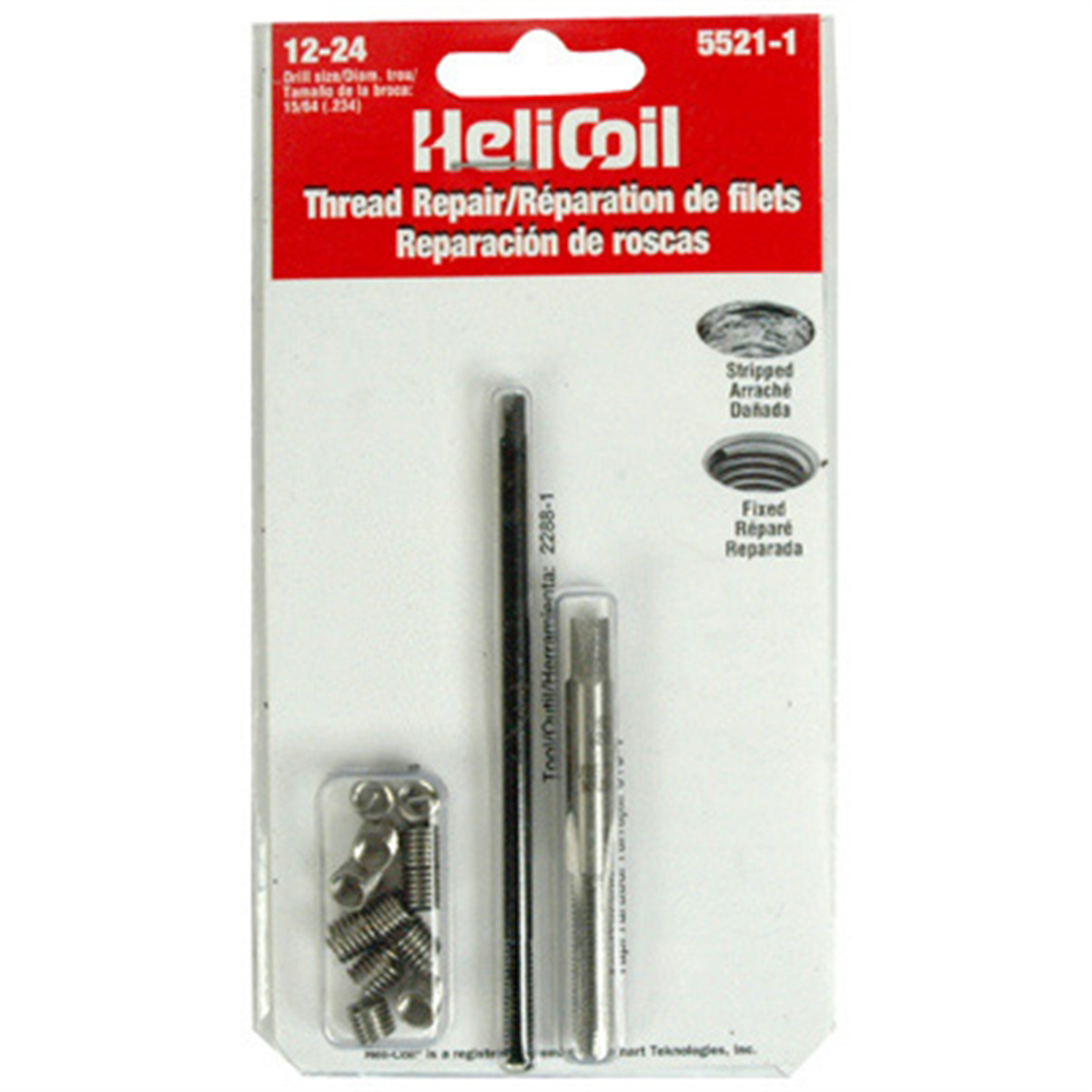 Inch Coarse Thread Repair Kit - 12-24 x .324