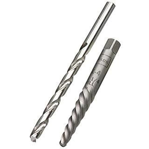 Spiral & Drill Bit Combo Pack - Ex-4 + 1/4In - Carded