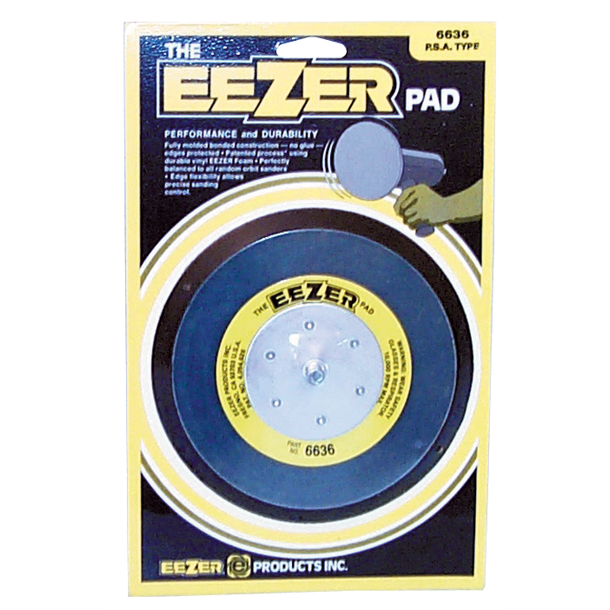 Round Sanding Pads - 6 In - Epoxy Fiberglass - PSA