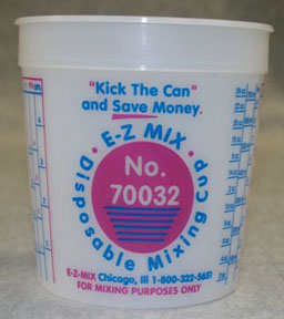 Disposable Mixing Cups - 1 Qt - 100/Box