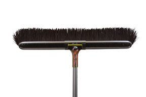 Brown Coarse Bristle Broom Head - 23 In - 4 Pk