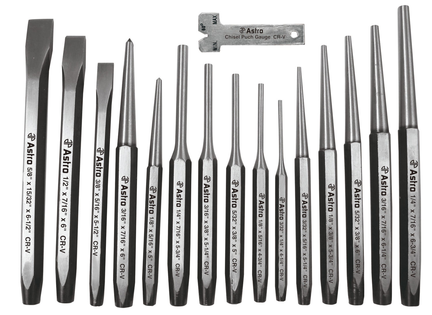 Punch & Chisel Set AST1600 - 16-Pc