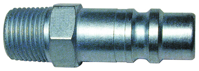 Male Thread Industrial Interchange Coupler Plug - 3/8 In NPT