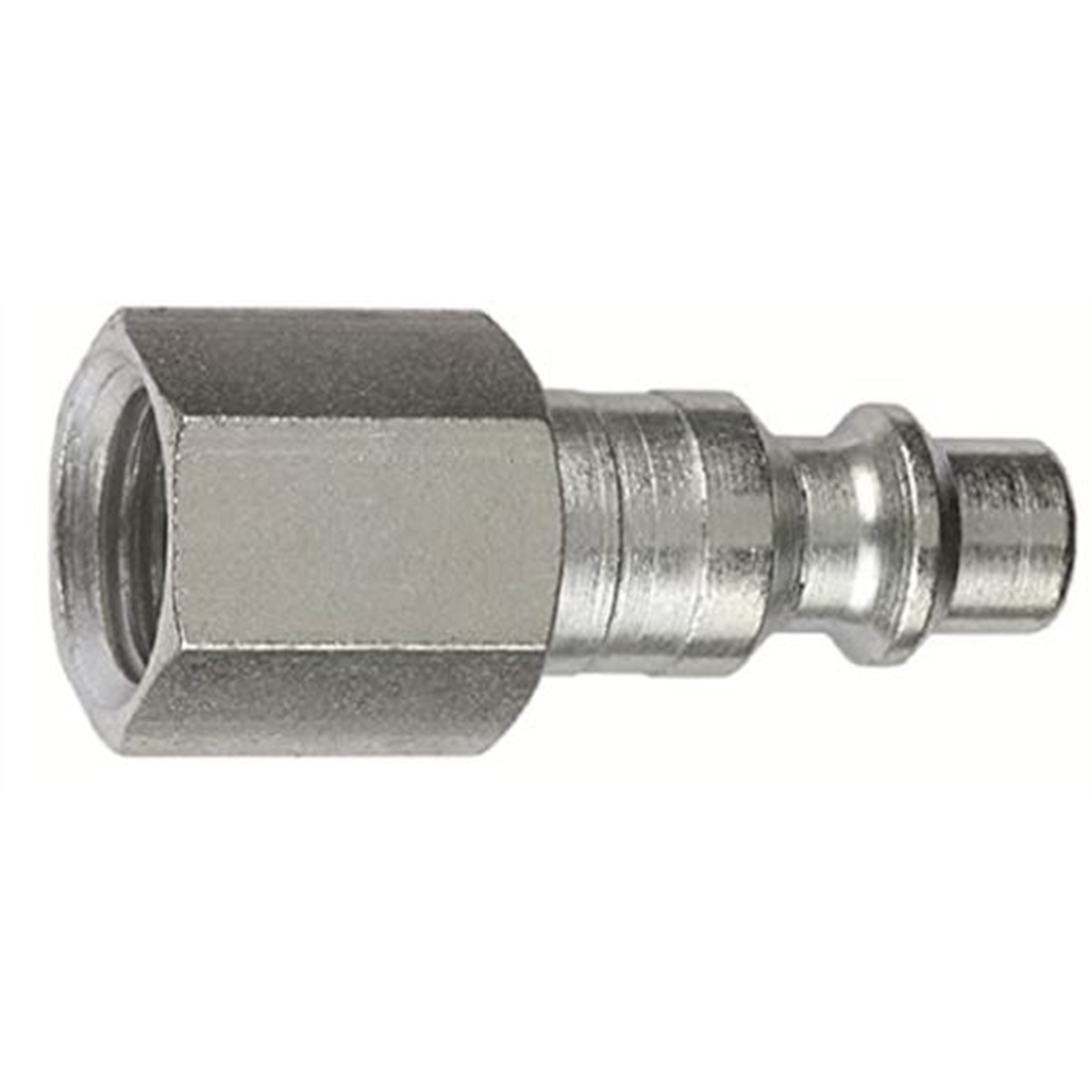 Female Thread Industrial Interchange Coupler Plug - Type D - 1/4