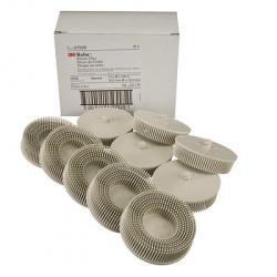 Roloc Bristle Discs - 3 In - 120 Grit - White - 10/Box