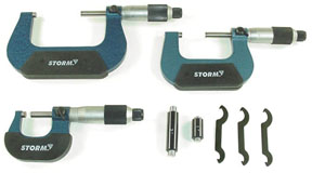 Storm Swiss Micrometer 0 to 3 Inch Range