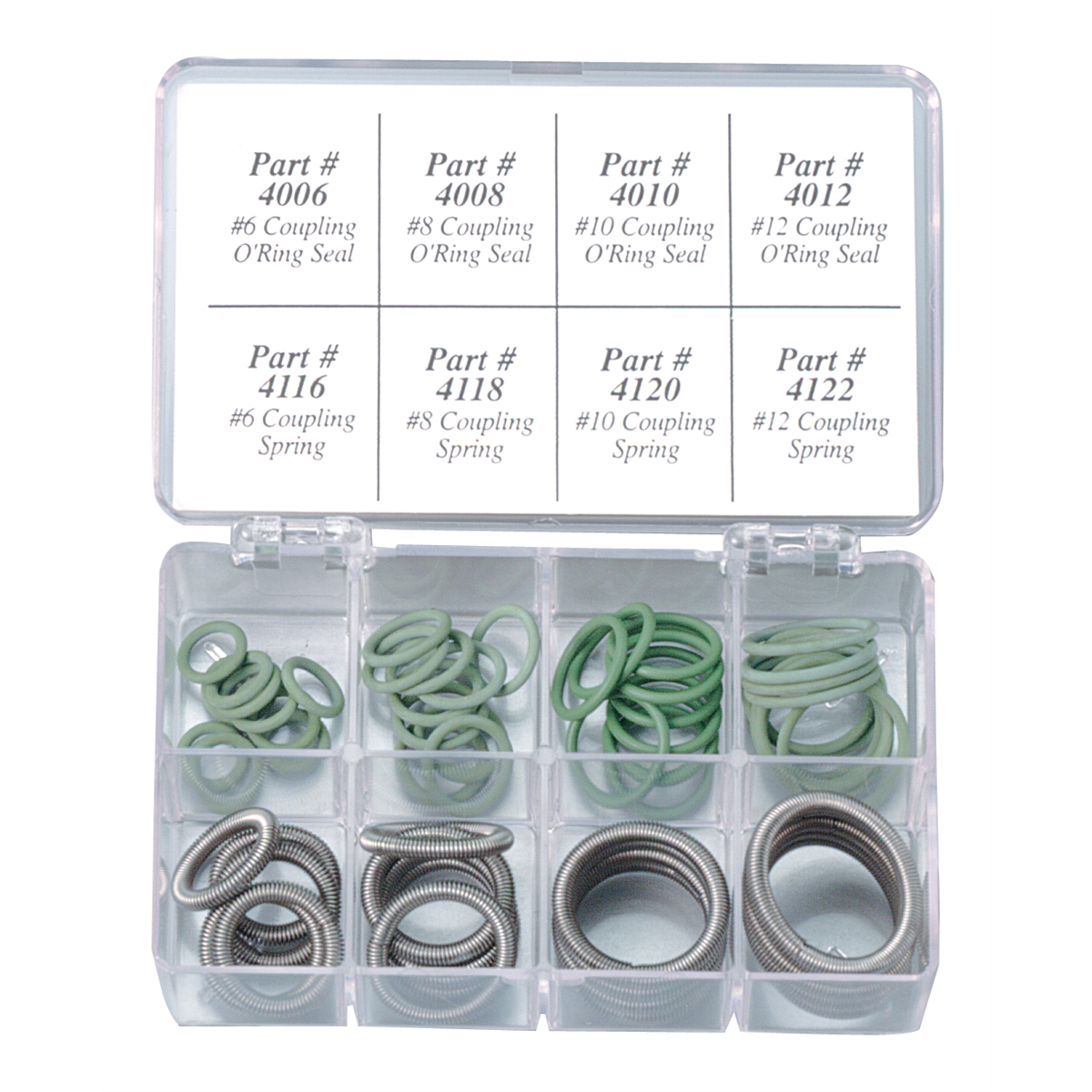 FJC | 4290 | Ford Spring Lock O-Ring Repair Kit - 60-Piece Green HNBR