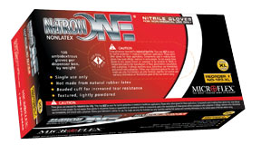 Nitron One Lightly-Powdered Nitrile Gloves 100/Box - X-Large