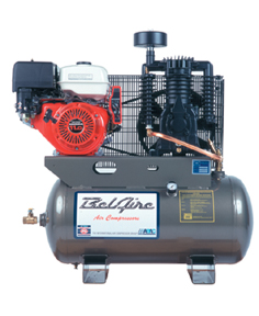 BelAire 11HP 30 Gallon Horz Gas Air Compressor - 18.50 ACFM