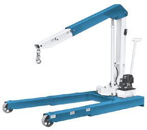 Mobile Floor Crane w/ Hydraulic Hand Pump - 6000 Lb OTC1813