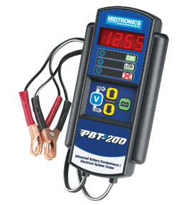 Battery Tester w/ Charging System Test & Voltmeter