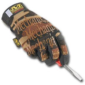 Camo Mechanix Wear Gloves - Medium