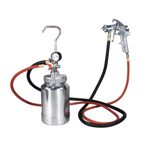 2 Quart Pressure Pot w/ Silver Gun and Hose