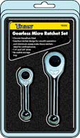 1/4 In & 3/8 In Dr Micro Gearless Ratchet Set - 2-Pc