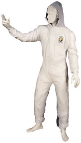 Reusable Coverall w/ Velcro Closings - Large