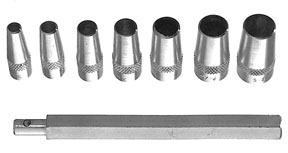 Gasket Makers Hollow Punch Set - 9-Pc