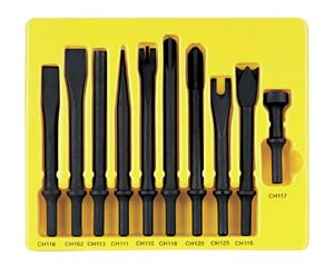 General Service Impact Chisel Set - 10-Pc