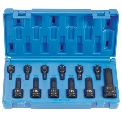 Internal Torx Impact Driver Set - 12-Pc