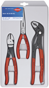 267487 Pliers Set w/ 10 In Cobra 00 20 08 US2 - 3-Pc