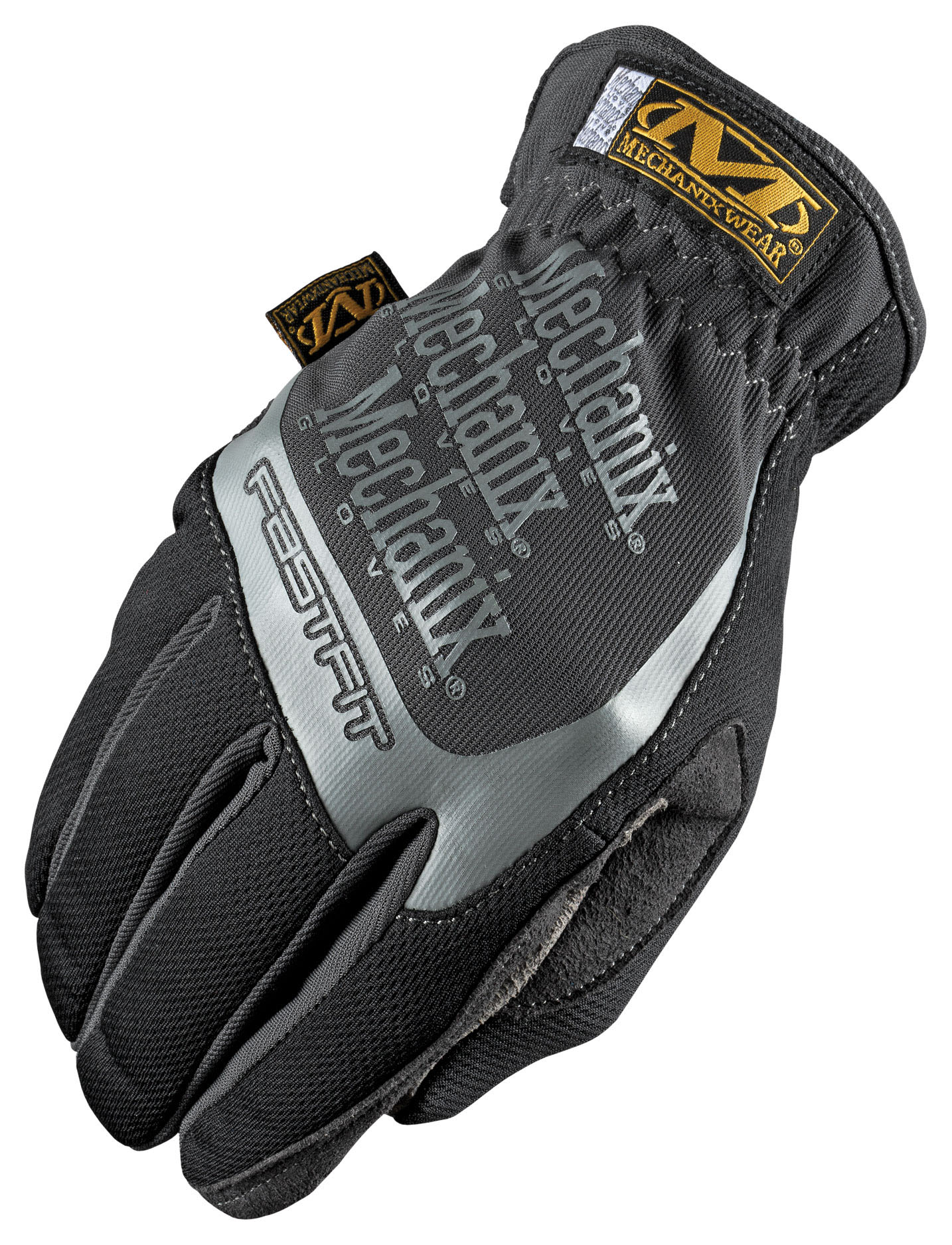 Mechanix Wear FastFit Gloves Black Small Touchscreen Compatible