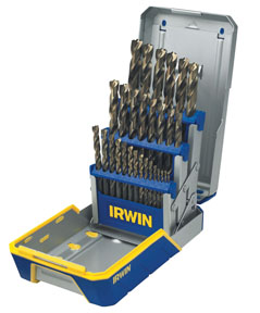 Hanson 3018003 Titanium Metal Index Drill Bit Set - 29-Pc