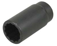 Axle Nut Socket 12-Pt 30mm x 1/2 In Drive