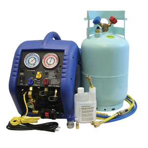 Complete A/C Recovery System w/ 30 Lb DOT Tank