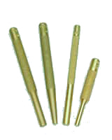 Brass Knurled Punch Kit - 4-Pc