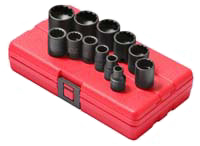 3/8 In Dr Standard SAE Impact Socket Set - 12-Pc