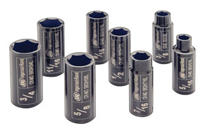 3/8 In Dr SAE Deep Impact Socket Set - 8-Pc