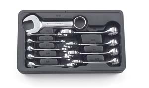 SAE Stubby Wrench Set - 10-Pc