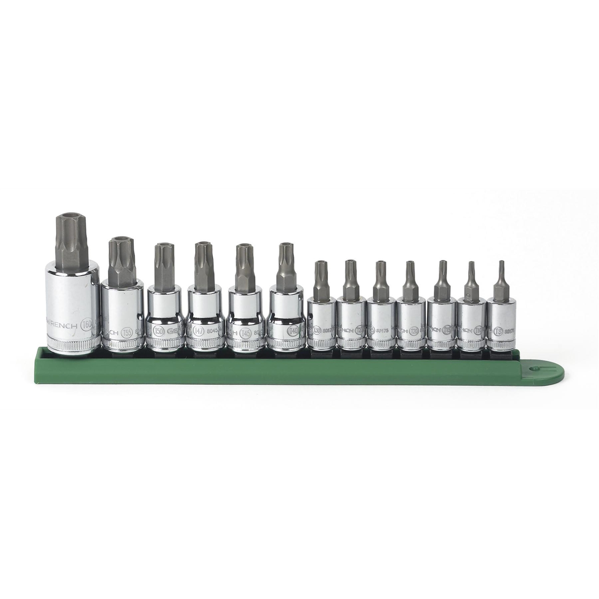 13 Piece 1/4", 3/8" & 1/2" Drive Tamper Proof Torx® Bit Socket S