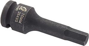 1/2 In Dr Metric Hex Socket - 10mm