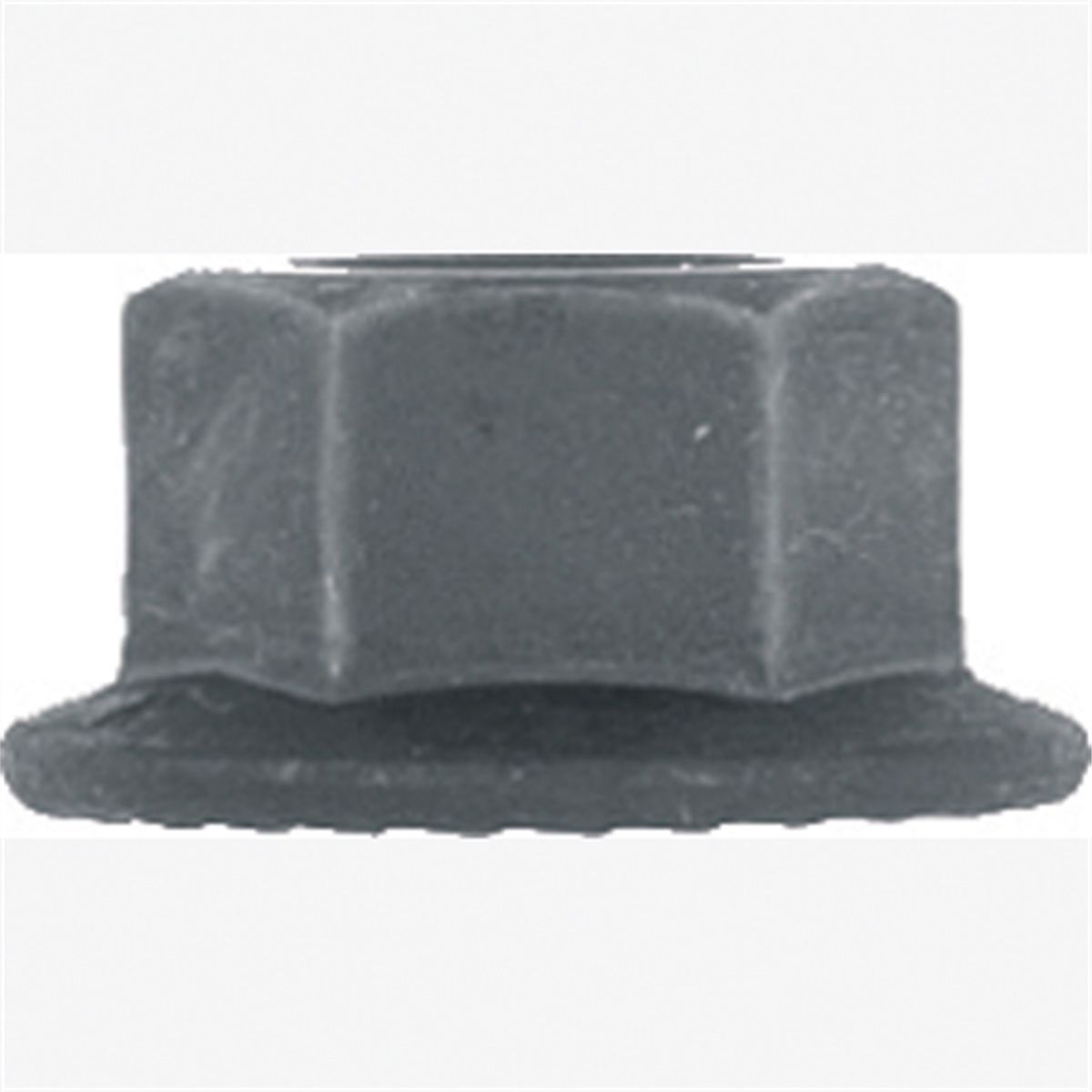 Metric Hex Flange Nut Blk 19mm