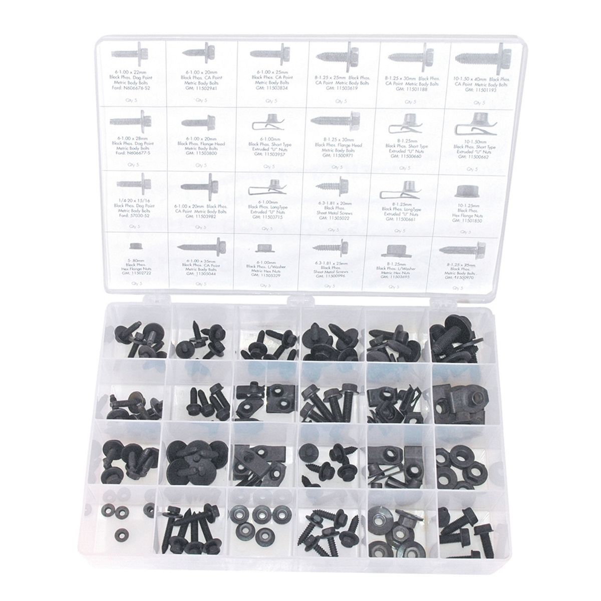 Body Bolts , Hex Nut Assortmen